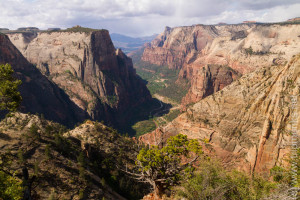 The View from the Observation Point into the Valley
