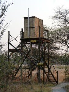 Toilette in Ngepi